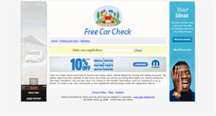 Desktop Screenshot of freecarcheck.org